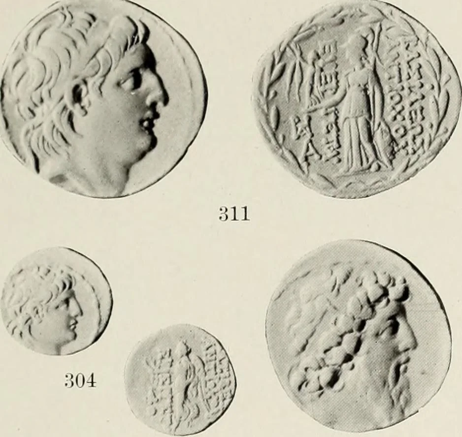 An illustration from The Seleucid mint of Antioch, 1918, leaf 180