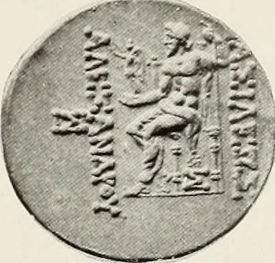 An illustration from The Seleucid mint of Antioch, 1918, leaf 180
