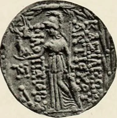 An illustration from The Seleucid mint of Antioch, 1918, leaf 182