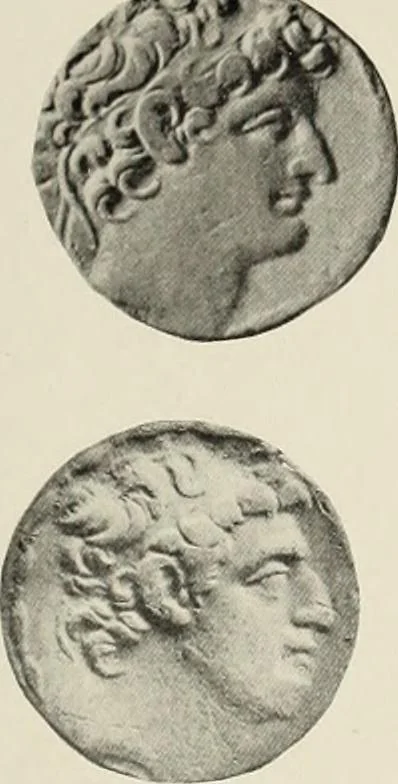 An illustration from The Seleucid mint of Antioch, 1918, leaf 186