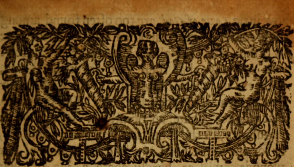 An illustration from A treatise of self-denial, 1675, leaf 6