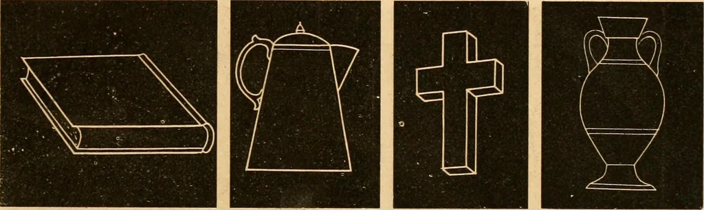 An illustration from Self-instructor : the child's first drawing book, containing all the pictures on Andrews' noiseless drawing slates for schools and families., 1878, leaf 12
