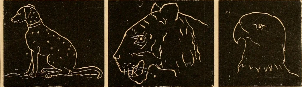 An illustration from Self-instructor : the child's first drawing book, containing all the pictures on Andrews' noiseless drawing slates for schools and families., 1878, leaf 14