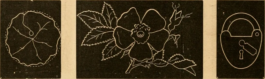 An illustration from Self-instructor : the child's first drawing book, containing all the pictures on Andrews' noiseless drawing slates for schools and families., 1878, leaf 9