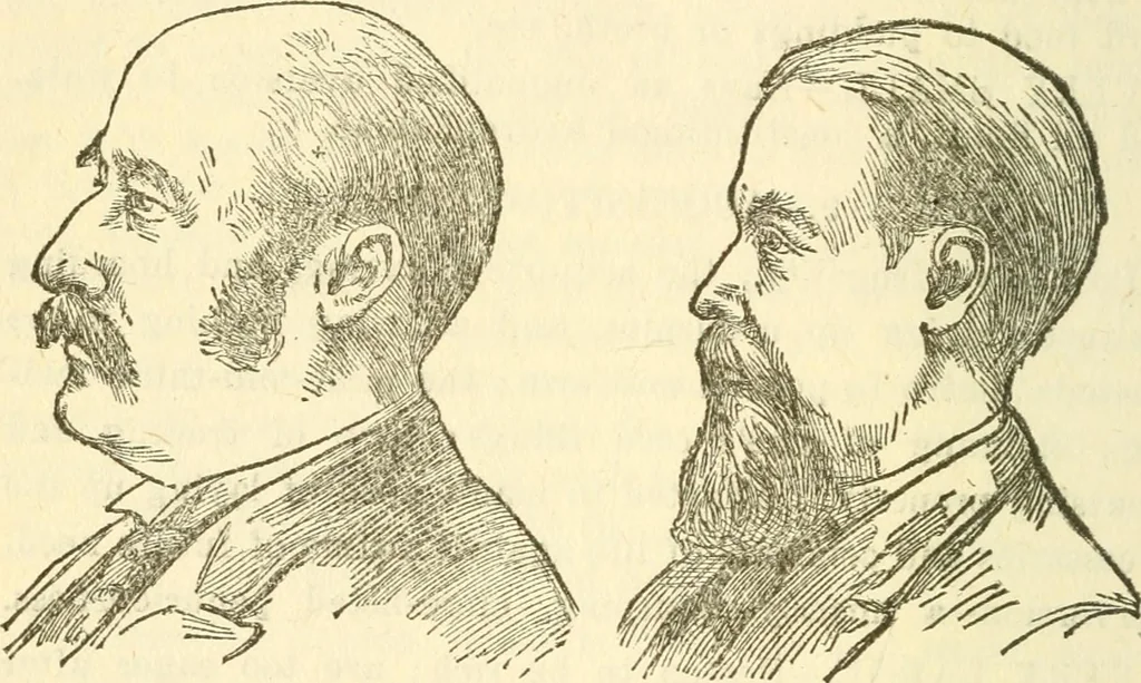An illustration from The self-instructor in phrenology and physiology; with over one hundred new illustrations, including a chart for the use of practical phrenologists, 1890, leaf 111