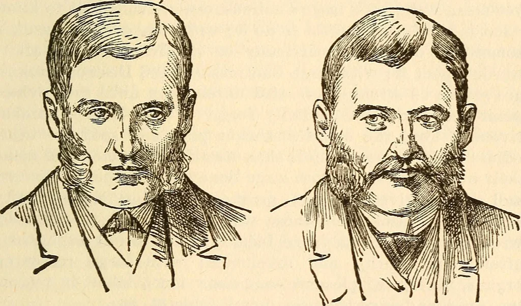 An illustration from The self-instructor in phrenology and physiology; with over one hundred new illustrations, including a chart for the use of practical phrenologists, 1890, leaf 130