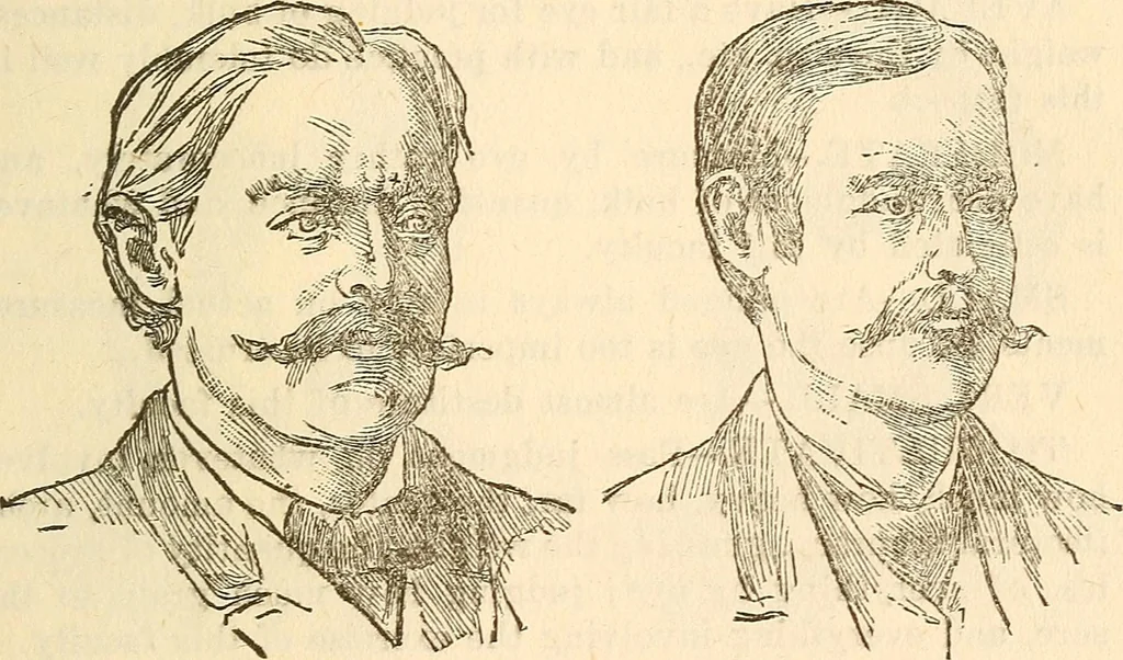 An illustration from The self-instructor in phrenology and physiology; with over one hundred new illustrations, including a chart for the use of practical phrenologists, 1890, leaf 160