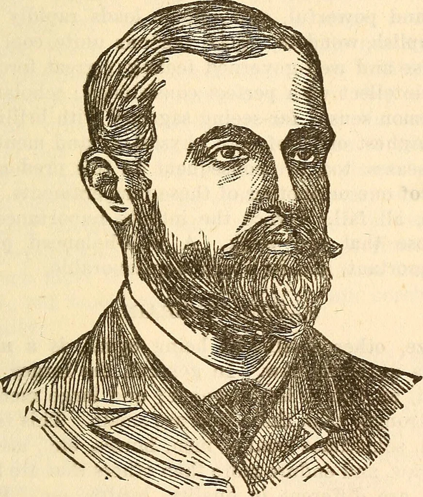 An illustration from The self-instructor in phrenology and physiology; with over one hundred new illustrations, including a chart for the use of practical phrenologists, 1890, leaf 40