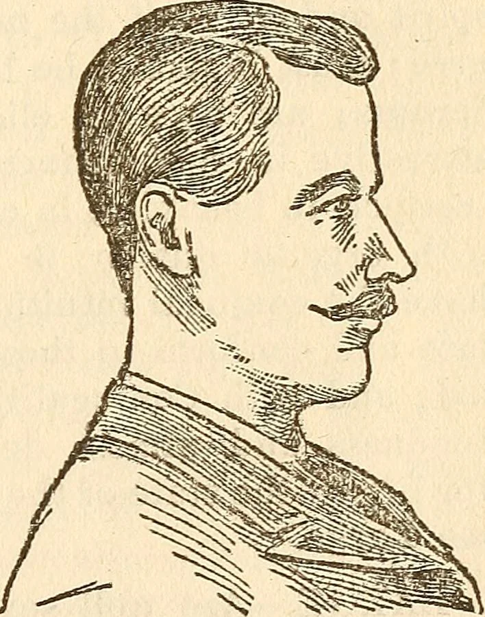An illustration from The self-instructor in phrenology and physiology; with over one hundred new illustrations, including a chart for the use of practical phrenologists, 1890, leaf 80