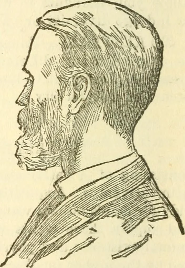 An illustration from The self-instructor in phrenology and physiology; with over one hundred new illustrations, including a chart for the use of practical phrenologists, 1890, leaf 99