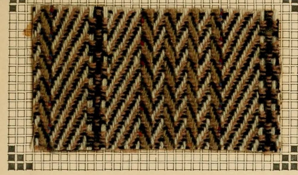 An illustration from The self-instructor in textile designing;, 1890, leaf 121
