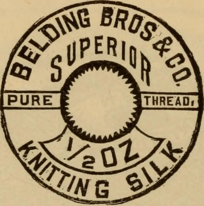 An illustration from The self-instructor in silk knitting, crocheting and embroidery, 1884, leaf 11