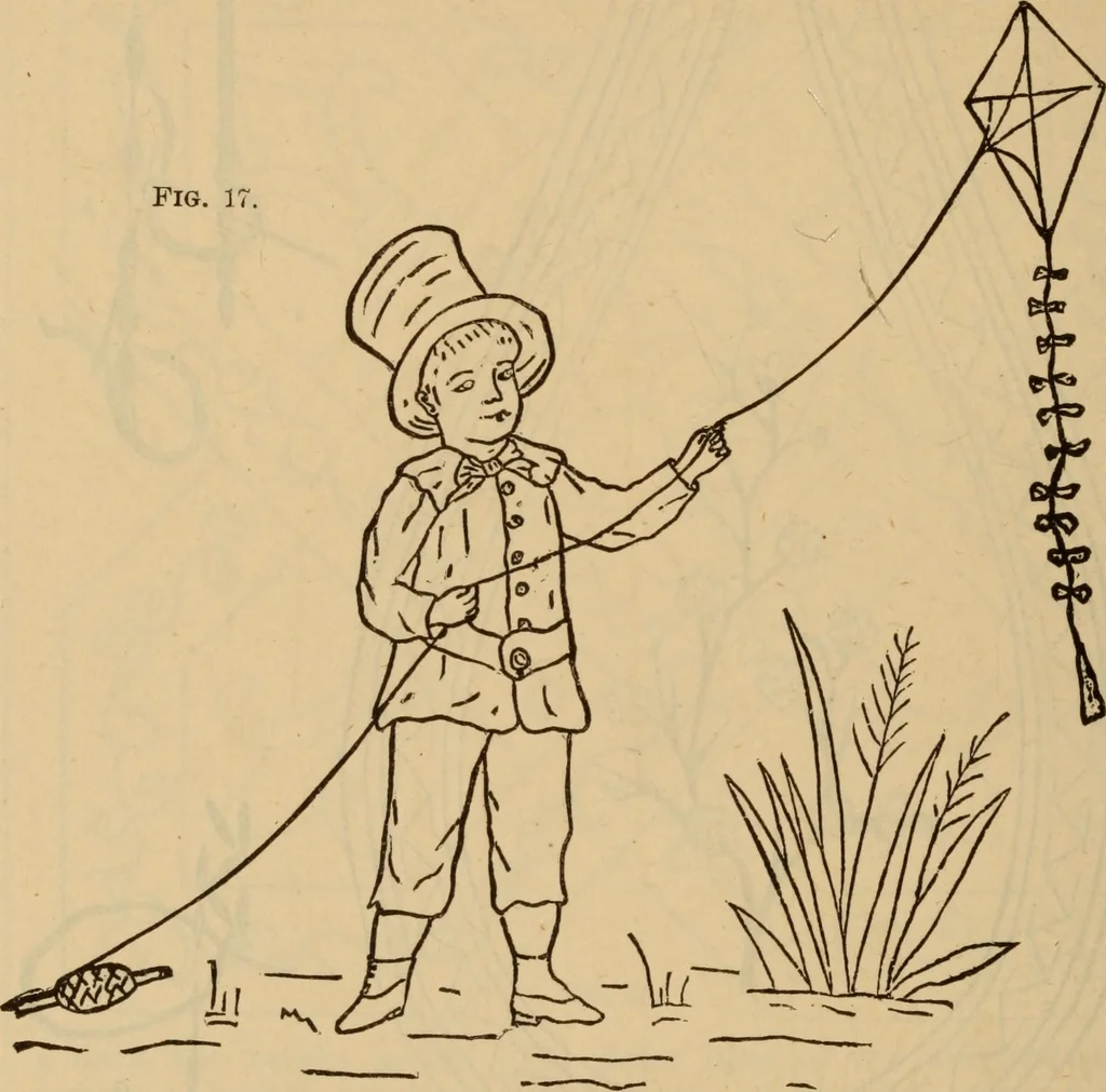 An illustration from The self-instructor in silk knitting, crocheting and embroidery, 1884, leaf 75
