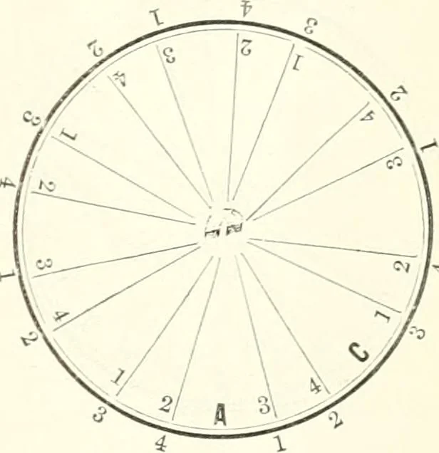 An illustration from Self-instructor in the art of hair work, dressing hair, making curls, switches, braids, and hair jewelry of every description, 1867, leaf 104