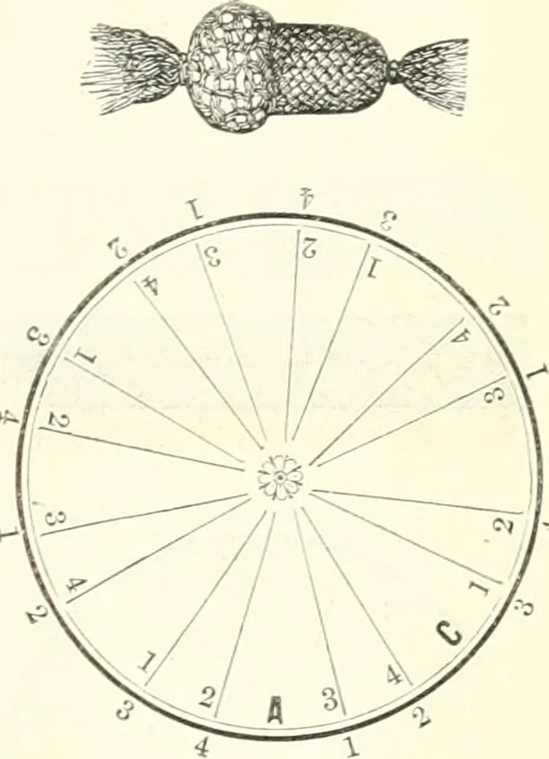An illustration from Self-instructor in the art of hair work, dressing hair, making curls, switches, braids, and hair jewelry of every description, 1867, leaf 108
