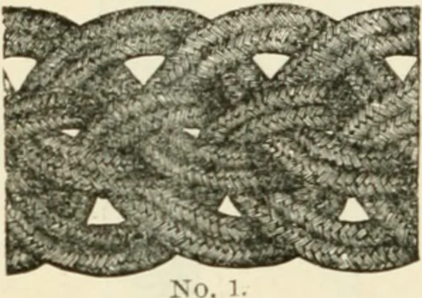 An illustration from Self-instructor in the art of hair work, dressing hair, making curls, switches, braids, and hair jewelry of every description, 1867, leaf 135