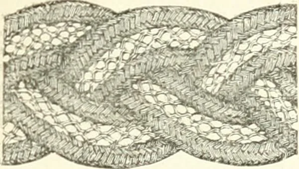 An illustration from Self-instructor in the art of hair work, dressing hair, making curls, switches, braids, and hair jewelry of every description, 1867, leaf 136