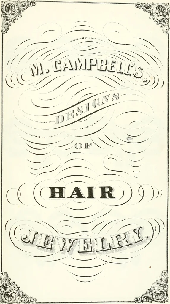 An illustration from Self-instructor in the art of hair work, dressing hair, making curls, switches, braids, and hair jewelry of every description, 1867, leaf 142