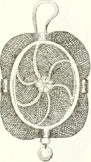 An illustration from Self-instructor in the art of hair work, dressing hair, making curls, switches, braids, and hair jewelry of every description, 1867, leaf 172