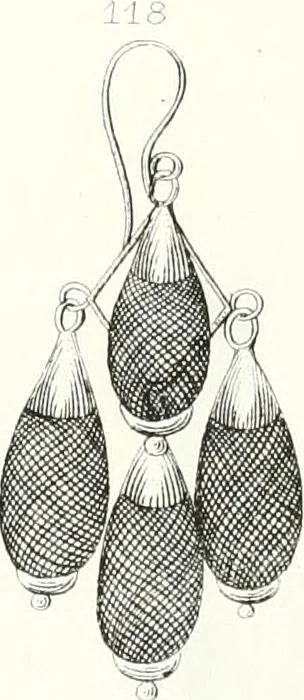 An illustration from Self-instructor in the art of hair work, dressing hair, making curls, switches, braids, and hair jewelry of every description, 1867, leaf 180
