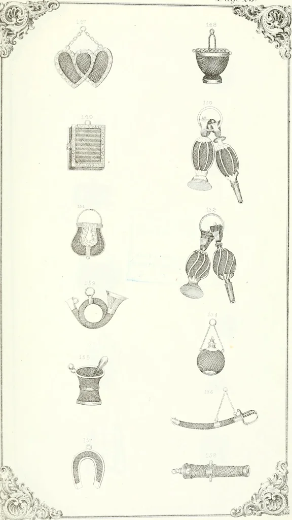 An illustration from Self-instructor in the art of hair work, dressing hair, making curls, switches, braids, and hair jewelry of every description, 1867, leaf 188
