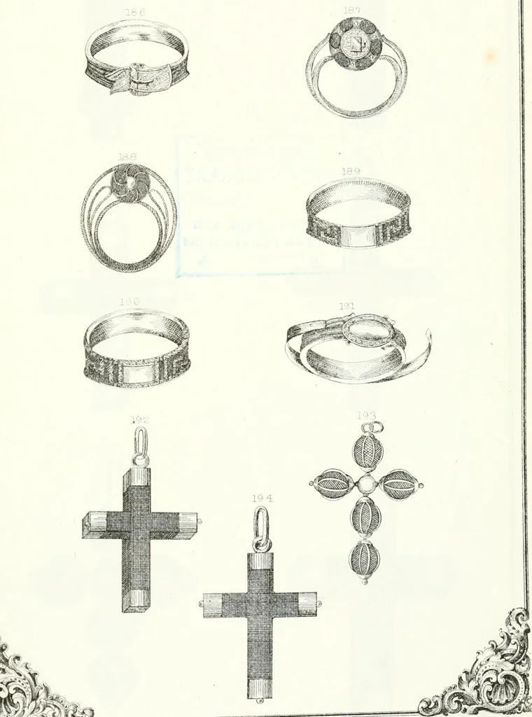 An illustration from Self-instructor in the art of hair work, dressing hair, making curls, switches, braids, and hair jewelry of every description, 1867, leaf 194
