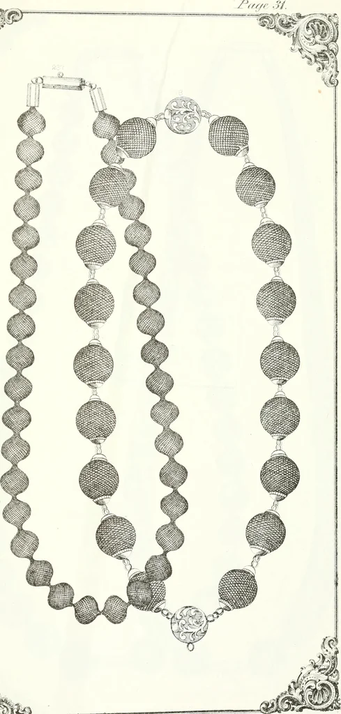An illustration from Self-instructor in the art of hair work, dressing hair, making curls, switches, braids, and hair jewelry of every description, 1867, leaf 204