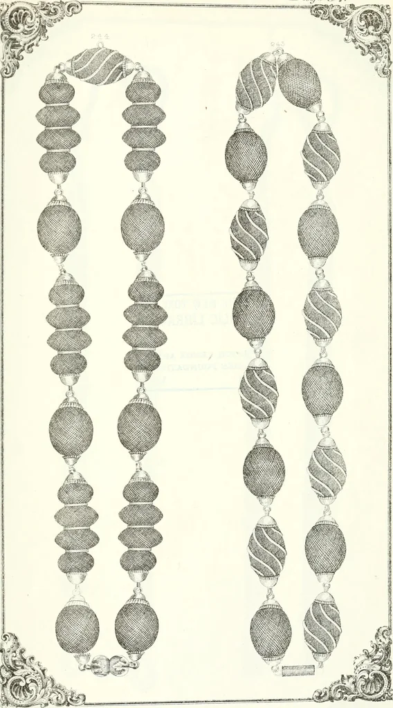 An illustration from Self-instructor in the art of hair work, dressing hair, making curls, switches, braids, and hair jewelry of every description, 1867, leaf 210