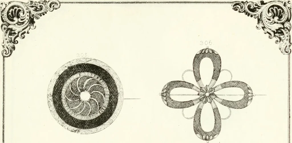 An illustration from Self-instructor in the art of hair work, dressing hair, making curls, switches, braids, and hair jewelry of every description, 1867, leaf 240