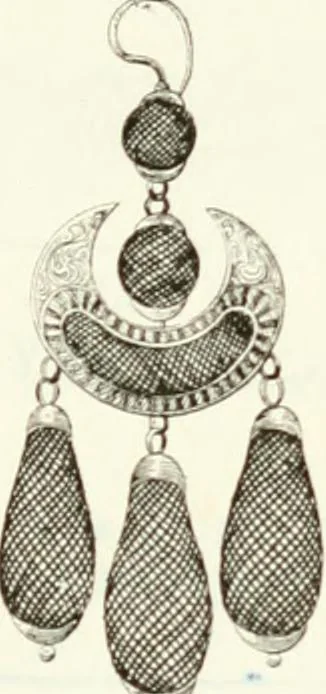 An illustration from Self-instructor in the art of hair work, dressing hair, making curls, switches, braids, and hair jewelry of every description, 1867, leaf 242