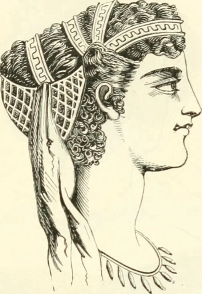 An illustration from Self-instructor in the art of hair work, dressing hair, making curls, switches, braids, and hair jewelry of every description, 1867, leaf 260