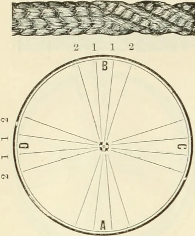 An illustration from Self-instructor in the art of hair work, dressing hair, making curls, switches, braids, and hair jewelry of every description, 1867, leaf 51