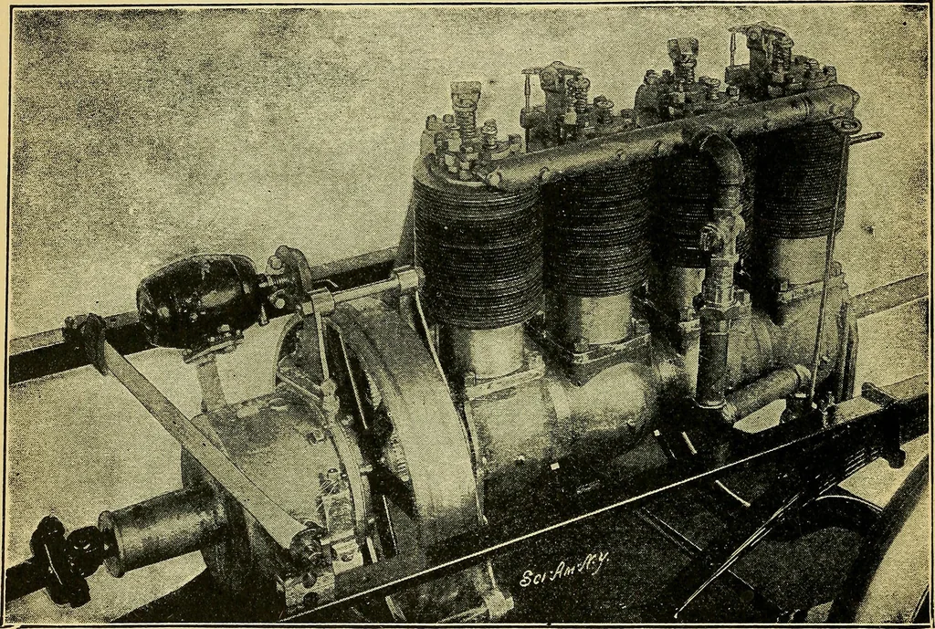 An illustration from Self-propelled vehicles; a practical treatise on the theory, construction, operation, care and management of all forms of automobiles, 1906, leaf 217