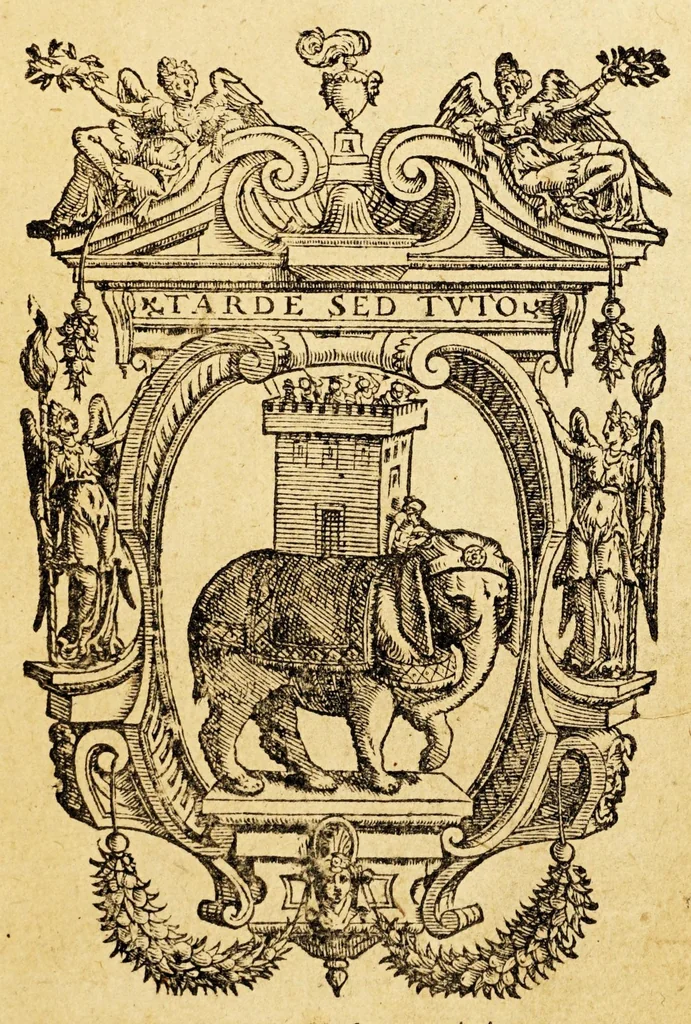 An illustration from Selua di uaria lettione, 1566, leaf 5