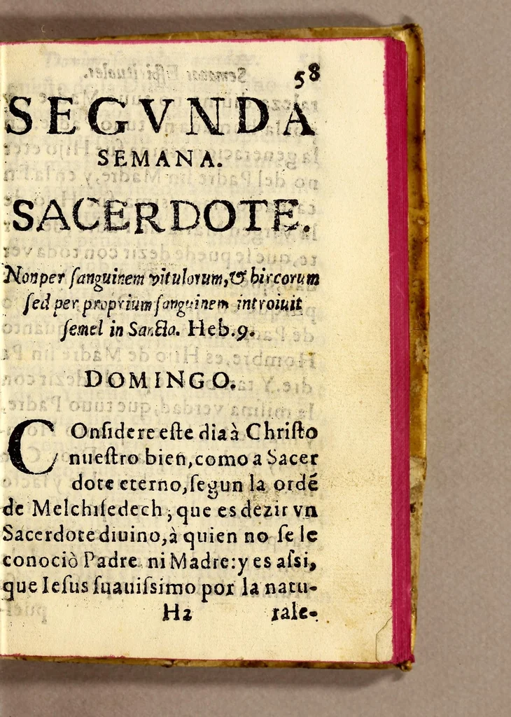 An illustration from Semanas espirituales., 1641, leaf 129