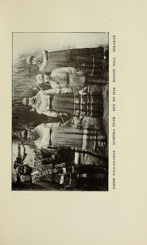 An illustration from The Seminoles of Florida, 1910, leaf 139
