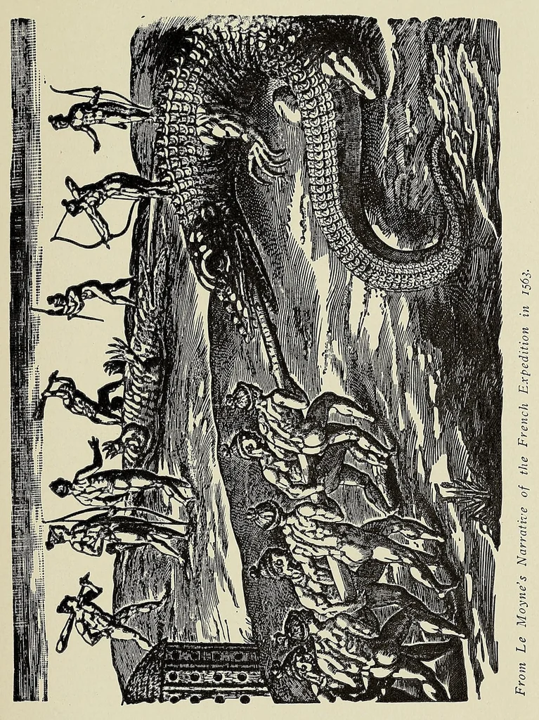 An illustration from The Seminoles of Florida, 1910, leaf 209