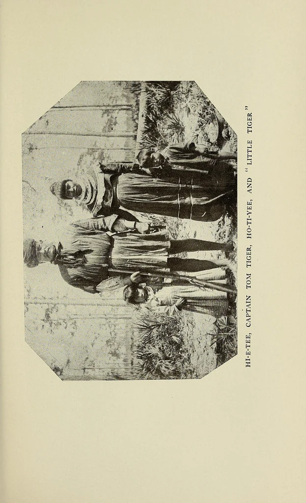 An illustration from The Seminoles of Florida, 1910, leaf 237