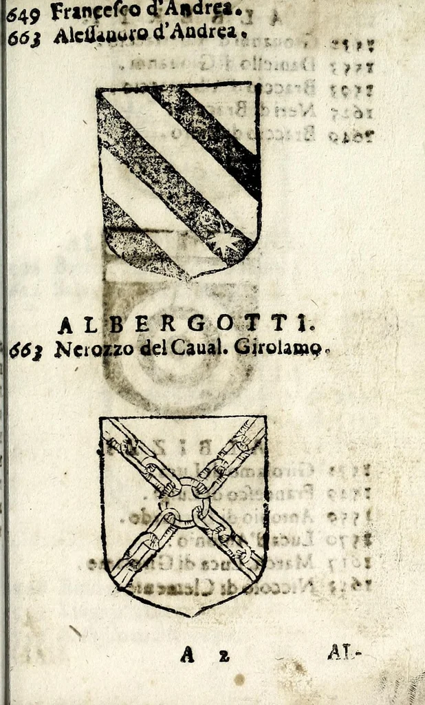 An illustration from Senatori fiorentini, 1665, leaf 15