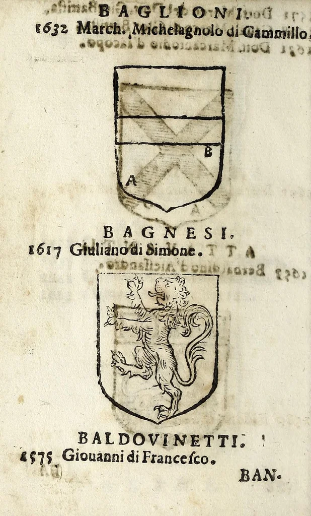 An illustration from Senatori fiorentini, 1665, leaf 22