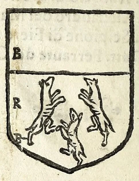 An illustration from Senatori fiorentini, 1665, leaf 32