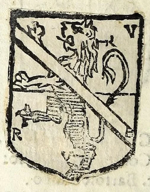 An illustration from Senatori fiorentini, 1665, leaf 36