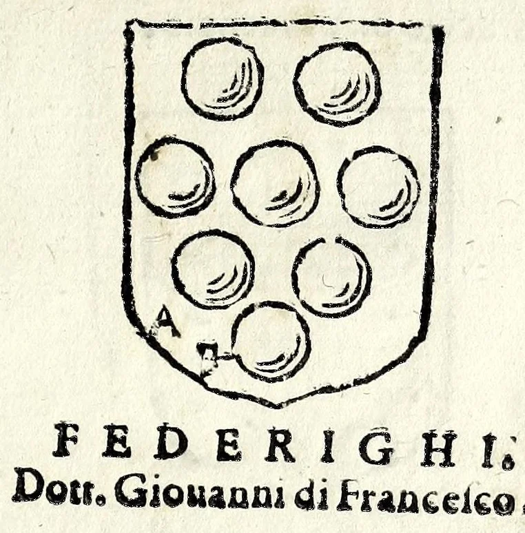 An illustration from Senatori fiorentini, 1665, leaf 39