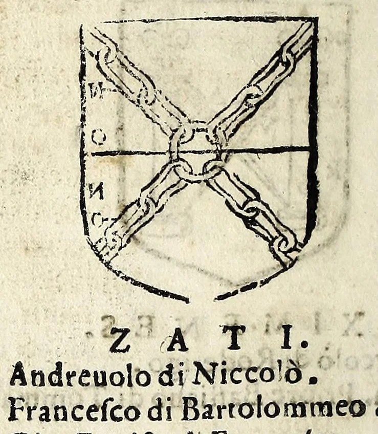 An illustration from Senatori fiorentini, 1665, leaf 94