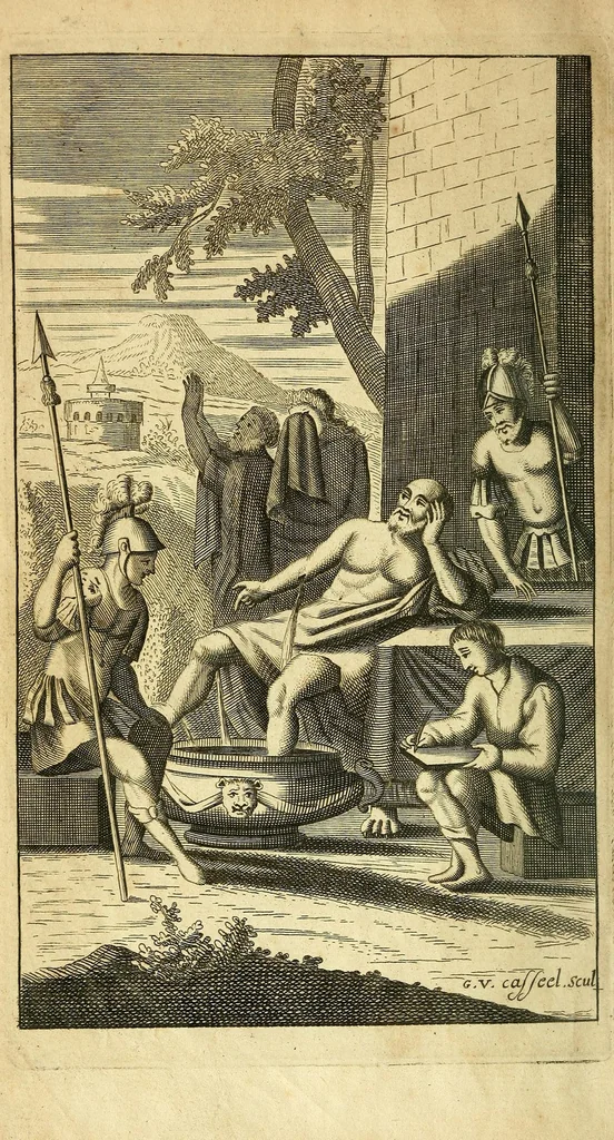 An illustration from Seneca's morals, by way of abstract. : [in three parts] ... to which is added, a discourse under the title of An after-thought., 1699, leaf 10