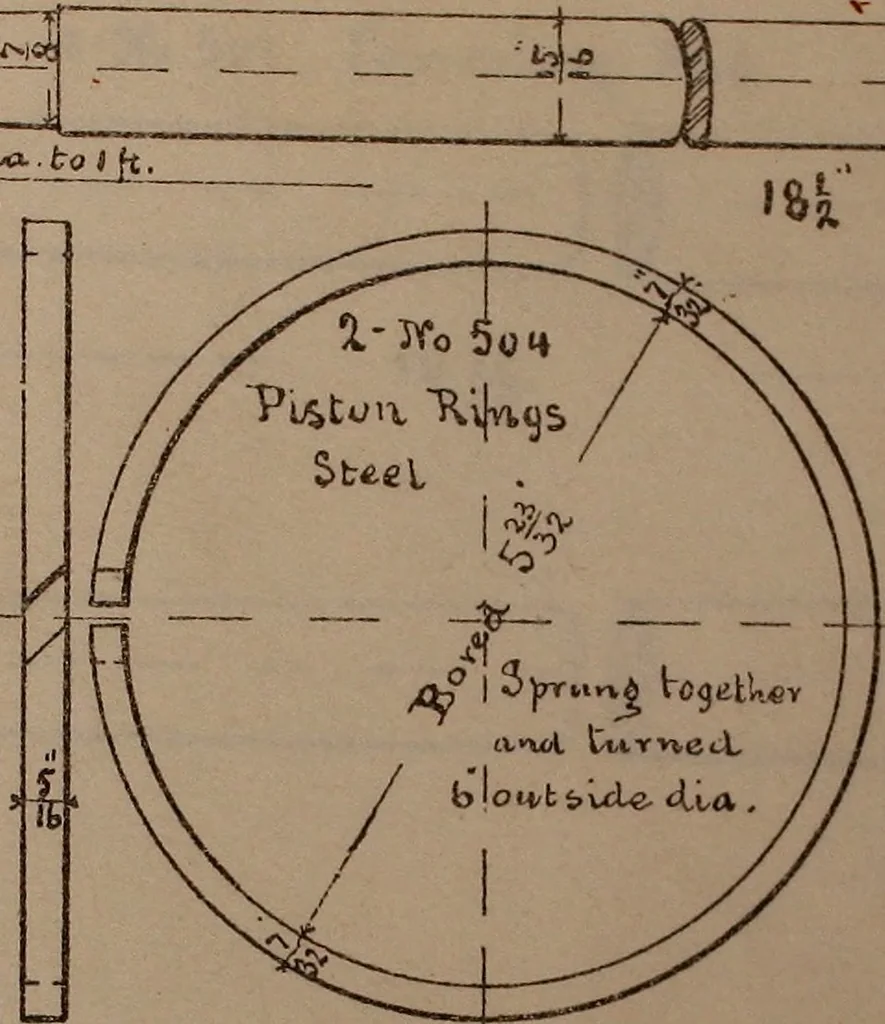 An illustration from Senior course in mechanical drawing, 1897, leaf 128