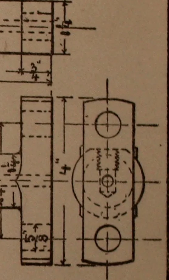 An illustration from Senior course in mechanical drawing, 1897, leaf 132