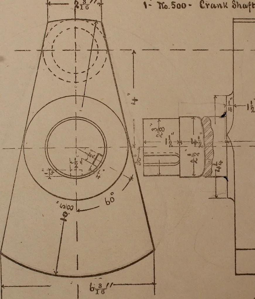 An illustration from Senior course in mechanical drawing, 1897, leaf 136