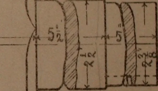 An illustration from Senior course in mechanical drawing, 1897, leaf 136