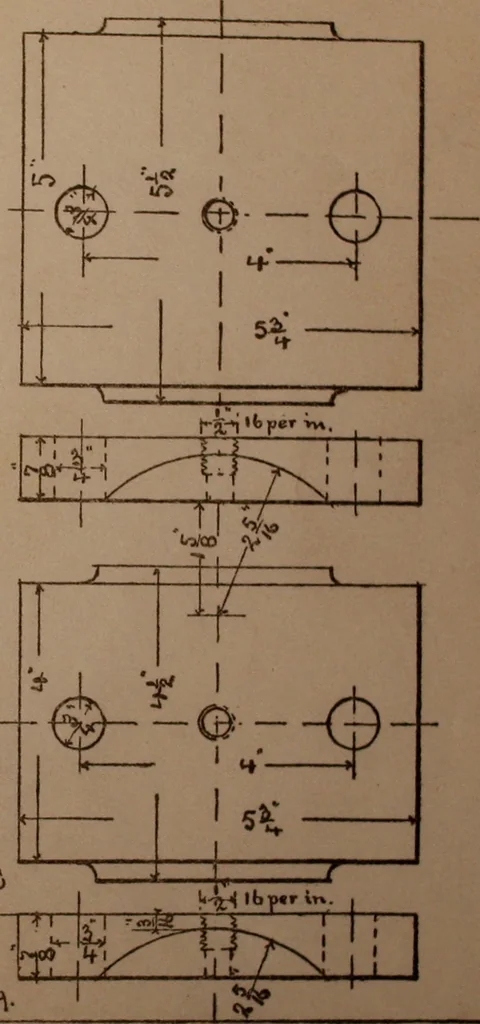 An illustration from Senior course in mechanical drawing, 1897, leaf 160